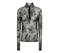 Patrizia Pepe - Maglione a collo alto a maniche lunghe - - Tops - Donna - Nero - L