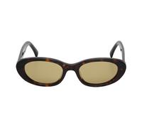 Patrizia Pepe - Occhiali da sole ovali - - Accessories - Donna - Marrone - ONE SIZE