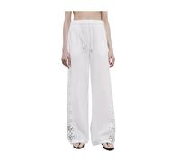 Patrizia Pepe - Palazzo Pant - - Trousers - Donna - Bianco - M