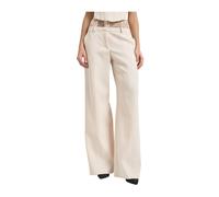 Patrizia Pepe - Pantalone a palazzo con pizzo - - Trousers - Donna - Beige - M