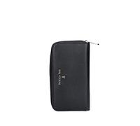 PATRIZIA PEPE Pepe Basic Grain Zip Around Wallet Nero