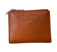 PATRIZIA PEPE PORTAFOGLI donna 2 zip MEDIO PELLE di vitello 8 CARD ARANC 2V8732