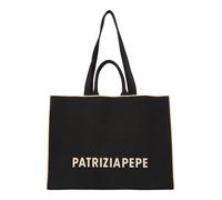 PATRIZIA PEPE Shopper écru / nero Donna PATRIZIA PEPE One Size