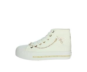 Patrizia Pepe Sneaker da Bambina Pj258.27, Bianco, 34 EU