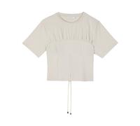 Patrizia Pepe - T-shirt bustier in cotone - - Blouses & Shirts - Donna - Beige - S