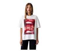 Patrizia Pepe - T-shirt con stampa grafica - - Tops - Donna - Bianco - M
