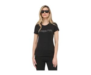 Patrizia Pepe - T-shirt in viscosa - - Tops - Donna - Nero - M