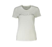 PATRIZIA PEPE T-SHIRT MANICHE CORTE DONNA BIANCO