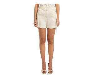 Patrizia Pepe - Tailored Linen Shorts - - Shorts - Donna - Beige - S