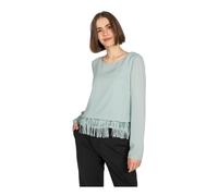 Patrizia Pepe - Top e Camicie di Alta Qualità con Frange - - Blouses & Shirts - Donna - Blu - L