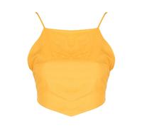 Patrizia Pepe - Top elegante aderente con orlo asimmetrico - - Tops - Donna - Arancione - S