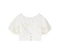 Patrizia Pepe - Top in pizzo macramè - - Blouses & Shirts - Donna - Bianco - L