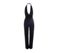 Patrizia Pepe - Tuta Elegante in Crêpe Fluido con Scollo Profondo - - Jumpsuits & Playsuits - Donna - Nero - S