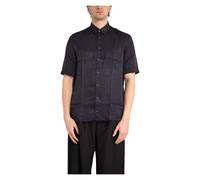 Patrizia Pepe - Twill Short-sleeve Shirt - - Shirts - Uomo - Blu - M