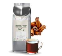 PATRIZIO BRESEGHELLO - Cannella Stecche da 5cm 500 g - Stecche di Cannella per Decorazioni, Infusi e Vin Brulé - Ceylon Cinnamon 100% Naturale