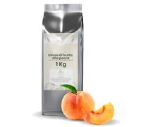 PATRIZIO BRESEGHELLO - Infuso di Frutta Aromatizzato alla Pesca 1 kg - Miscela Selezionata Per Infuso Freddo o Caldo con Frutta, Fiori di Ibisco, Rosa Canina e Mango