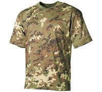 Patrol Militare Esercito Italiano Top T-Shirt Vegetato Camo Combat Modello Tee S