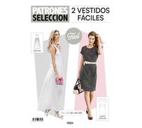 Patrones selección 4. Patrón de costura 2 Vestidos fáciles: Imperio y Corte cintura