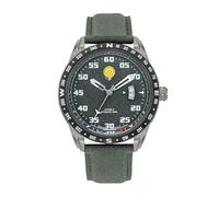 Patrouille de France Athos 2 - Orologio Aviator con datario, in tessuto cachi, Cinghia