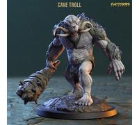 Patrouillierender Troll Miniatura Kriegstroll On Patrol per Ttrpg Come D 5e Dsa