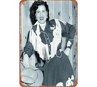 Patsy Cline - Poster vintage con foto termoadesiva #3, 30,5 x 20,3 cm, decorazione da parete per bar, club musicale, uomo