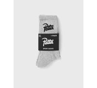 PATTA Script Logo Sports Sock men Socks grey in taglia:EU 38-42
