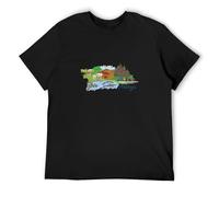 Pattaya Sanctuary of Truth Floating Market Amazone Waterpark O-Neck 100% Cotton Short Sleeve Unisex T-Shirt L