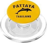 Pattaya Thailandia che salta il delfino invecchiato design PopSockets PopGrip per MagSafe