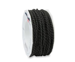 PATTBERG Cordoncino Cordone ALTA QUALITA' NERO 4 mm x 25 metri 161A