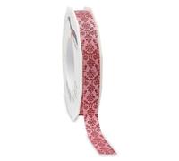 PATTBERG Nastro decorato ALTA QUALITA' ROSA ANTICO 15 mm x 20 metri 15ZB
