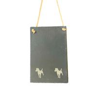 Patterdale Terrier Cane Ardesia da Parete Lavagnetta Cucina Gesso Tavola Regalo