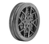 Pattern Hub HOUR PUSH SLASDER TOECHETTO TOPINA HAPTICO CON STRAZIONE MAGNETICA PER GESTIONE 'UFFICIO E ADHD - Metal Portatile in Argento (GRAY)