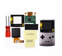 Pattern Len-8 Colors Backlight Screen LCD Kit For Game Boy Color GBC &Shell case