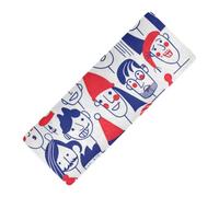 Pattern Of People Happy Face Blu Rosso stampato pieghevole yoga mat per viaggio gomma naturale antiscivolo, con Yoga bag tapete para ejercicio 180x66 cm per la casa