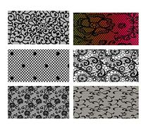 Patterns and Designs Design collections (Lace nail art decals c2)