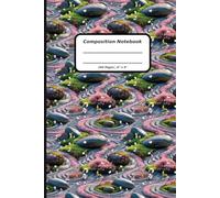 Patterns Composition Notebooks, 160 Pages, 6" x 9" , Ruled Paper, A Zen Garden Pattern Covers