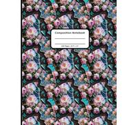 Patterns Composition Notebooks, 200 Pages, 8.5" x 11" , Ruled Paper, A Shattered Mirror Pattern Covers