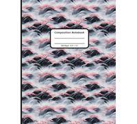 Patterns Composition Notebooks, 200 Pages, 8.5" x 11" , Ruled Paper, A Zen Rock Garden Pattern Covers