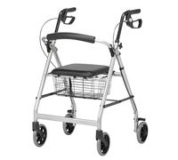 Patterson Medical - Camminatore con ruote in alluminio leggero, Grigio