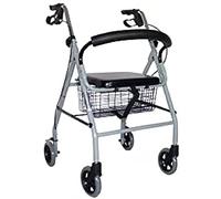 Patterson Medical - Camminatore con ruote in alluminio leggero, Grigio