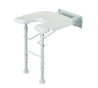 Patterson Medical - Sedia da doccia da parete, colore: bianco - NUOVO