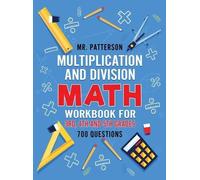 Patterson Multiplication and Division Math Workbook for 3rd, (Copertina rigida)