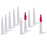 Pattex 10 punte per cartucce, plastica, polistirolo (PS), plastica, 105 mm, per diversi tipi di colla e dimensioni di cartucce