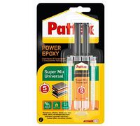 Pattex 1476719 - Universale adesivo epossidico siringa da 11 ml trasparente 5 minuti