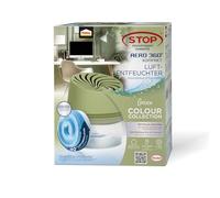 Pattex AERO 360° Deumidificatore compatto Green Colour Collection, 1 apparecchio incl. 1 ricarica, deumidificatore per una circolazione efficace dell'aria, ambienti che riduce l'umidità dell'aria