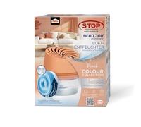 Pattex AERO 360° Deumidificatore compatto Peach Colour Collection, 1 apparecchio incl. 1 ricarica, deumidificatore per una circolazione efficace dell'aria, ambienti che riduce l'umidità dell'aria