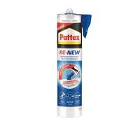 3458 Q.TA'. 12 PATTEX BAGNO SANO RE-NEW BIANCO CARTUCCIA 280 ML.
