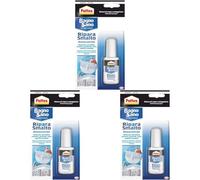 Pattex Bagno Sano Ripara Smalto, Smalto acrilico a base acqua per ritocchi di scheggiature con effetto vernice, Smalto per piastrelle con potere riempitivo e pennellino, 1x50ml (Confezione da 3)