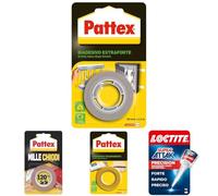 Pattex Biadesivo Soffice Extraforte, Superpotetente, Per Incollaggi Verticali di qualsiasi Materiale, Piastrelle, Plastica, Legno, Per Riparazioni, Per Accessori in Bagno e Cucina, 19mmx1,5m