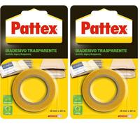 Pattex Biadesivo Trasparente Universale, Basso Spessore, Eccellente Adesione su Carta, Cartone, Legno, Plastica, Materiali Flessibili e su Tutte le Superfici Lisce, Per Foto e Album, 15mmx10m